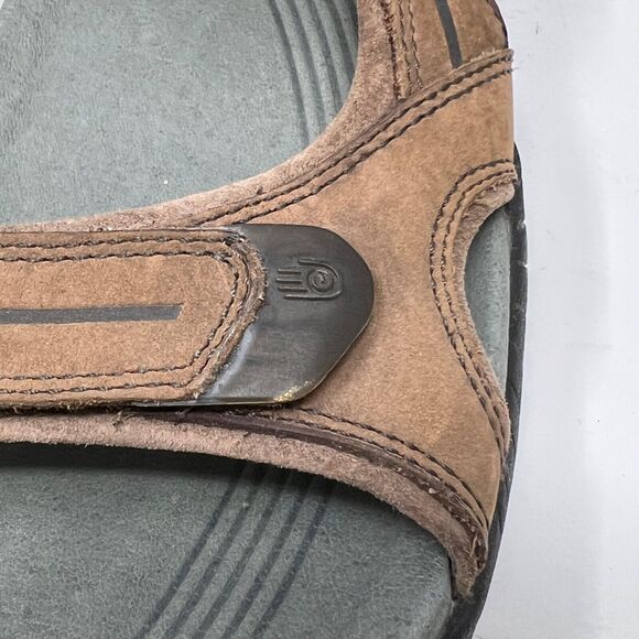 Teva Obern Outdoor Hiking Leather Sandal Men's 11 Tan Camping - Picture 10 of 11